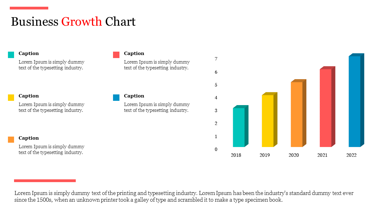 Business Growth Chart PowerPoint Template and Google Slides